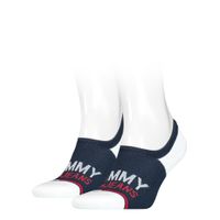 Tommy Hilfiger Uni Tj No Show High Cut Navy 2-Pack-39/42 - thumbnail