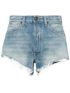 Alanui short Kerala en jean - Bleu