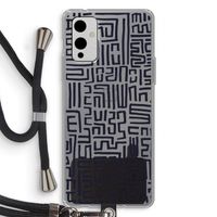 Moroccan Print: OnePlus 9 Transparant Hoesje met koord