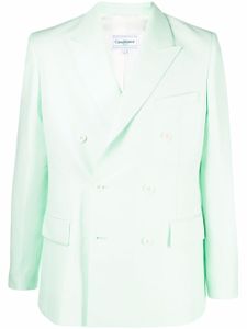 Casablanca blazer à boutonnière croisée - Vert