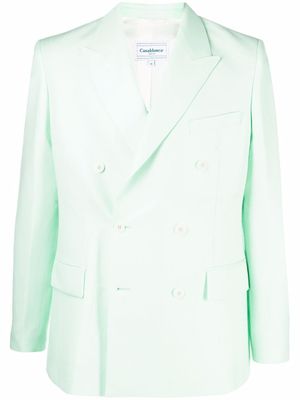 Casablanca blazer à boutonnière croisée - Vert