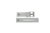 Horlogeband Diesel DZ1577 Leder Wit 24mm