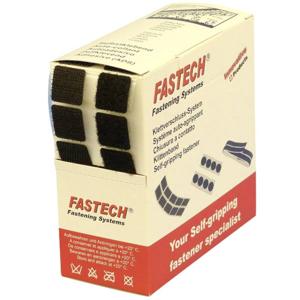 FASTECH® B20-SQ999905 Klittenband vierkanten Om vast te plakken Hotmelt Haak- en lusdeel (l x b) 20 mm x 20 mm Zwart 460 onderdelen