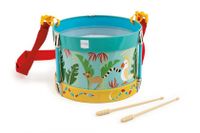 Scratch drumstel met accessoires 18 cm geel/groen - thumbnail