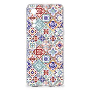 OPPO A78 5G | A58 5G TPU Siliconen Hoesje Tiles Color