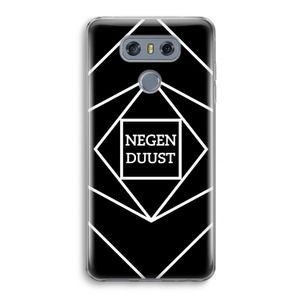 Negenduust geometrisch: LG G6 Transparant Hoesje