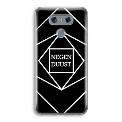 Negenduust geometrisch: LG G6 Transparant Hoesje