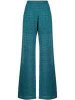 Amen pantalon ample à effet métallisé - Bleu