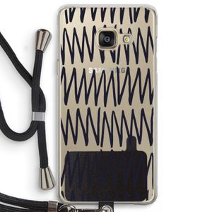 Marrakech Zigzag: Samsung Galaxy A3 (2016) Transparant Hoesje met koord