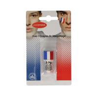 GoodMark 3 in 1 schminkstick rood - wit - blauw 3,9gr