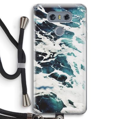 Golven: LG G6 Transparant Hoesje met koord