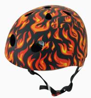 Kinder Fietshelm Flames Medium