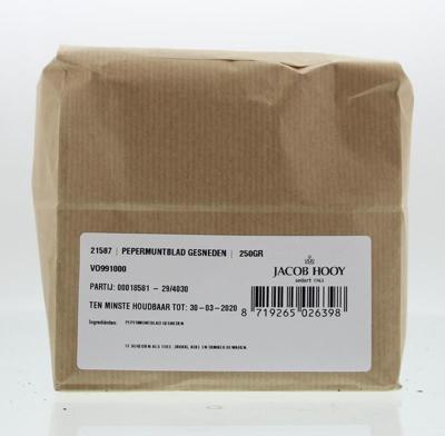 Jacob Hooy Pepermuntblad gesneden brunch 250 Gram