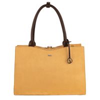 Socha Business Bag Straight Line, 15.6" laptop bag for women  -Camel - thumbnail