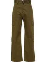 MSGM pantalon droit à poches cargo - Vert - thumbnail