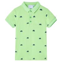 VidaXL Kinderpoloshirt 92 neongroen
