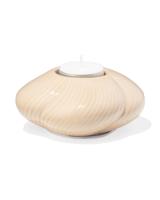 051 Theelichthouder Keramiek Twist Crème (creme)