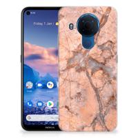 Nokia 5.4 | TPU | Siliconen hoesje | Marmer Oranje