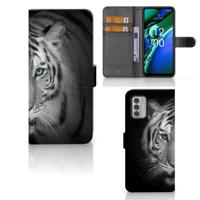 Nokia G42 | Telefoonhoesje | Met pasjeshouder | Tijger