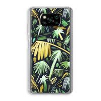 Tropical Palms Dark: Xiaomi Poco X3 NFC Transparant Hoesje