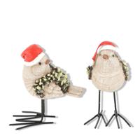Figurine bird polyresin 10x5x10.5 cm A/2 - Dijk natural collections