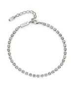 Jimmy Choo bracelet de cheville Saeda serti de criqtaux - Argent