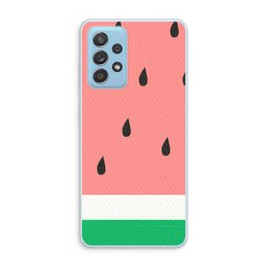 Watermeloen: Samsung Galaxy A73 Transparant Hoesje