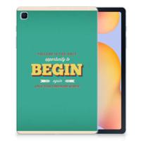 Samsung Galaxy Tab S6 Lite | S6 Lite (2022) Back cover met naam Quote Begin