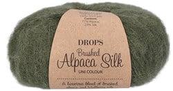 Drops Brushed Alpaca Silk Uni Colour 032 Mosgroen