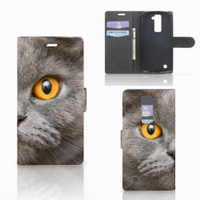 Telefoonhoesje met Pasjes LG K10 2015 Britse Korthaar - thumbnail