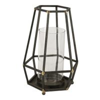 Denver metal stromlight hexagon glas