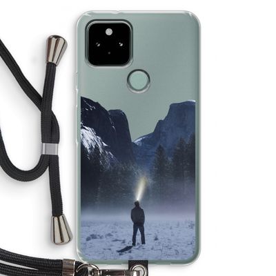 Wanderlust: Pixel 5 Transparant Hoesje met koord