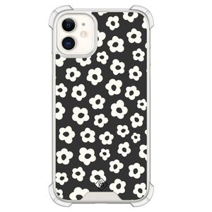 iPhone 11 shockproof hoesje - Retro bloempjes