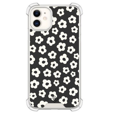 iPhone 11 shockproof hoesje - Retro bloempjes