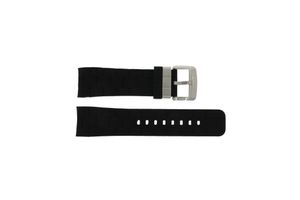 Guess horlogeband GC35006G1 / GC40500G1 / GC45005G Rubber Zwart 24mm