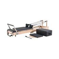 VEVOR Opvouwbare Pilates Reformer Machine Home Gym Rubberwood