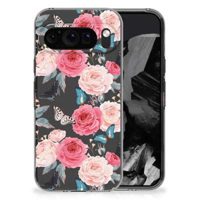 Google Pixel 9 Pro XL | TPU Case | Butterfly Roses Google Pixel 9 Pro XL | TPU Case | Butterfly Roses