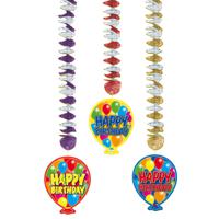 Folat BV Hangdecoratie Happy Birthday - thumbnail