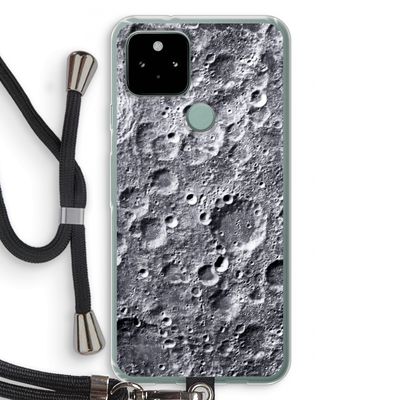 Maanlandschap: Pixel 5 Transparant Hoesje met koord