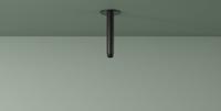 Hotbath ACE plafondbuis voor hoofddouche 15 cm, geborsteld zwart PVD - thumbnail