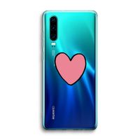 Hartje: Huawei P30 Transparant Hoesje