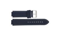 Horlogeband Nautica A15663G Leder Blauw 16mm - thumbnail