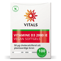 Vitals Vitamine D3 2000ie Softgels