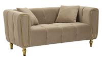 BANK ALMA GRIJS MET KUSSENS CM 155X81X71