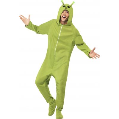 Alien jumpsuit groen