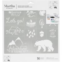 Martha Stewart • adhesive stencil outdoor 1 vel