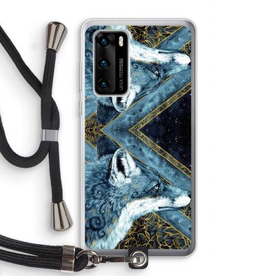 Golden Fox: Huawei P40 Transparant Hoesje met koord