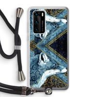 Golden Fox: Huawei P40 Transparant Hoesje met koord