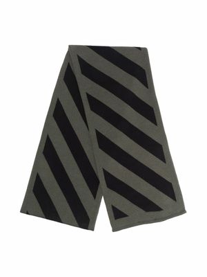 Off-White Kids écharpe à motif Arrows - Vert
