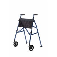 Fold N Go looprek met 2 wielen blauw Fold N Go looprek met 2 wielen blauw